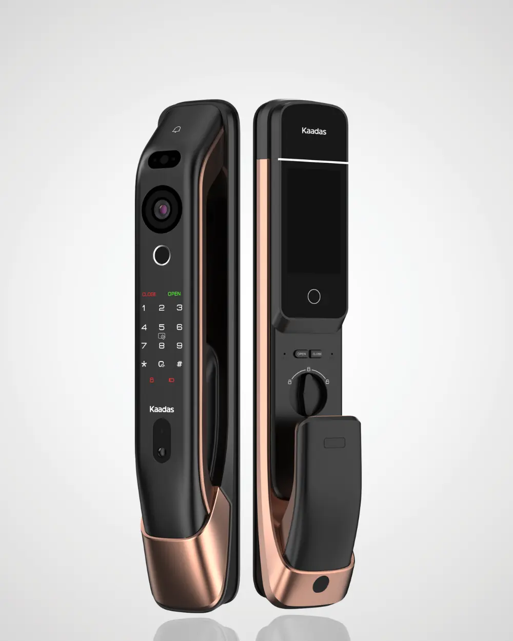 Kaadas K20 Pro Max digital lock with 3D face recognition, fingerprint scanner and PIN code